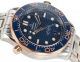 (VS Factory) Copy Omega Diver 300M Seamaster Half Rose Gold Blue Ceramic 42mm Watch (3)_th.jpg